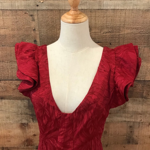 SOLD Free People Mini Dress Lily Love Apple Size 4 - Picture 3 of 7